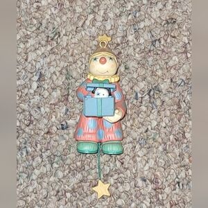 Vintage Clown Ornament